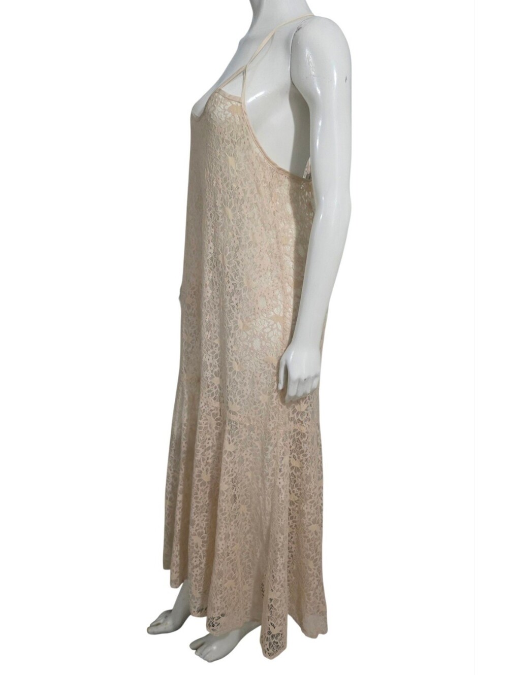 Free People Intimately Sundown Sheer Lace Maxi Slip Dress Size M OB 1414125 - Picture 6 of 16